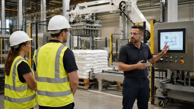 Jak wybrać maszynę do paletowania worków dopasowaną do rodzaju produktu i wydajności linii?
