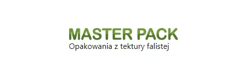 Strona www MASTER PACK – producent kartonów na butelki i opakowań tekturowych